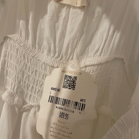 NEW Altar’d State White Naomee Maxi Dress - never worn, with tags - Picture 3 of 3